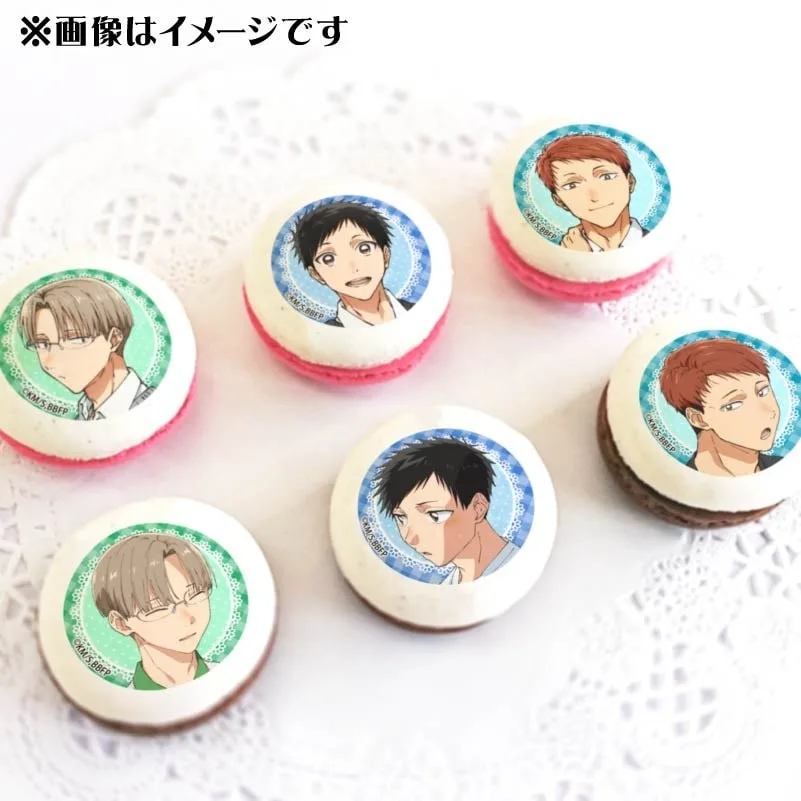ホワイトデープリマカロン6個セット2025（猪股大喜＆笠原匡＆針生健吾）【特典缶バッジ付き】[アオのハコ]