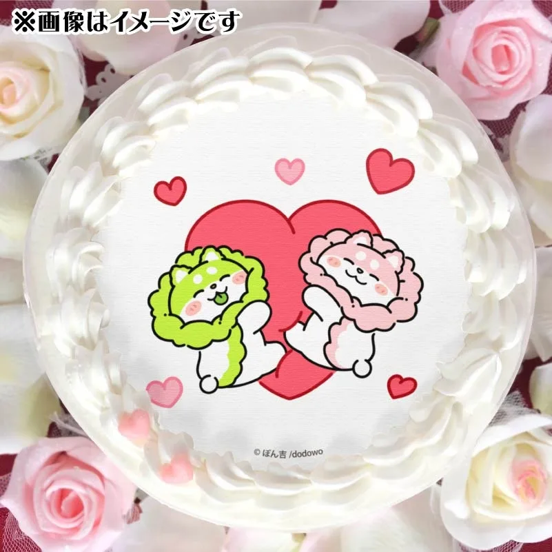 ホワイトデープリケーキ2025（ハクサイヌ＆シバライヌ）【特典缶バッジ付き】[おやさい妖精さん]