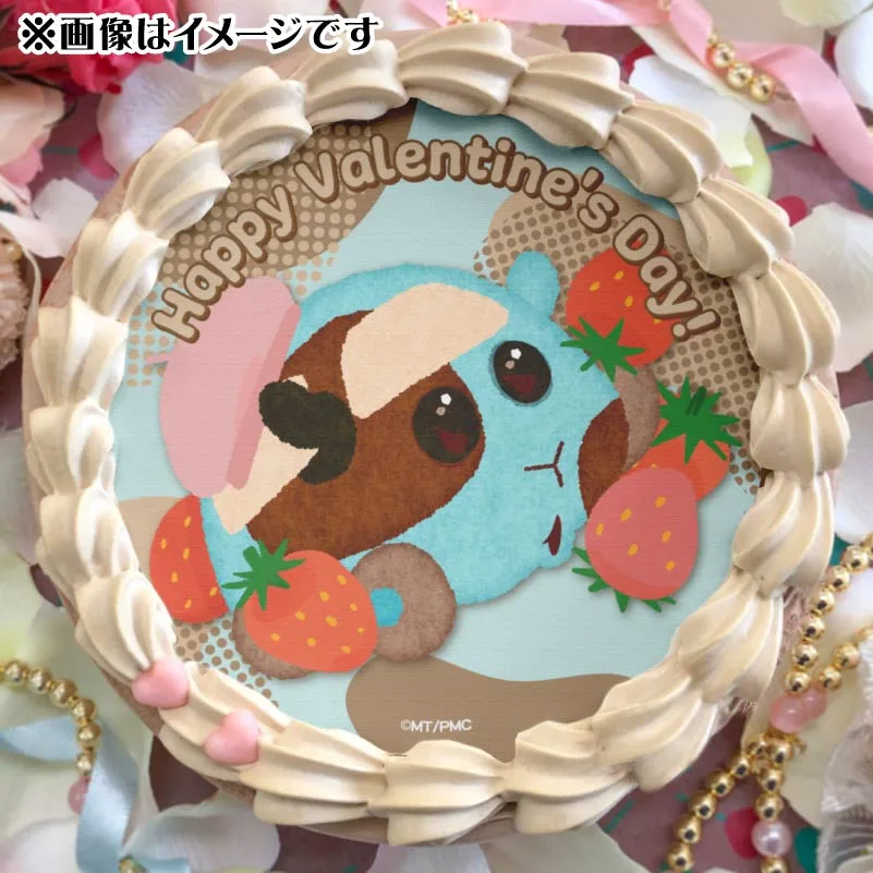 バレンタインプリケーキ2025（チョコミント）【特典缶バッジ付き】[PUI PUI モルカー]