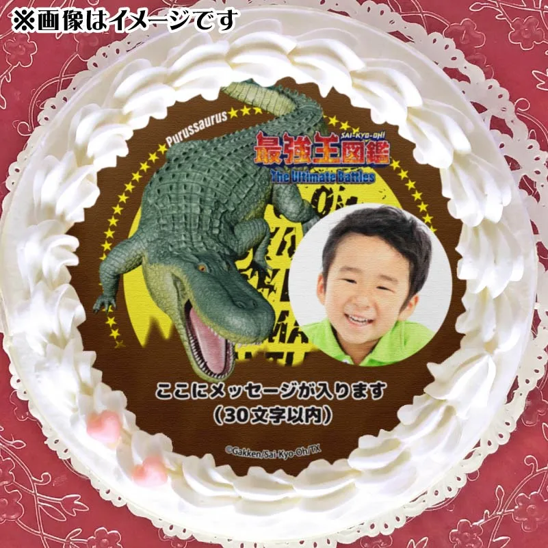 【写真メッセージ入り】プリケーキ（プルスサウルス）【特典缶バッジ付き】[最強王図鑑]