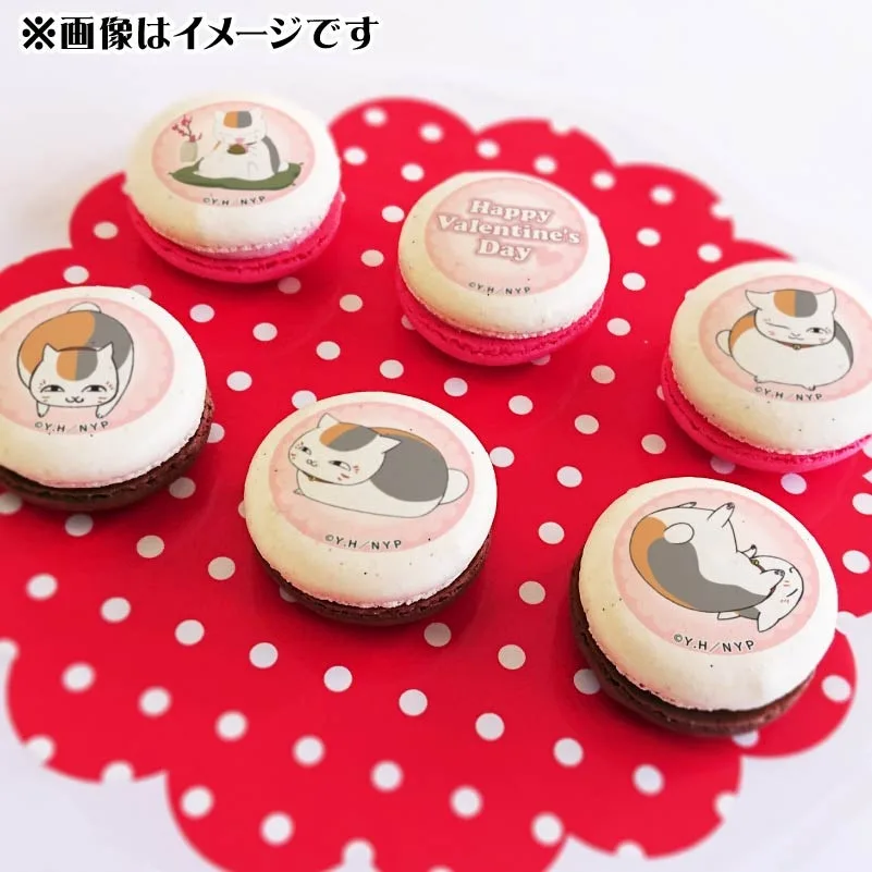 バレンタインプリマカロン6個セット2025（ニャンコ先生）【特典缶バッジ付き】[夏目友人帳]