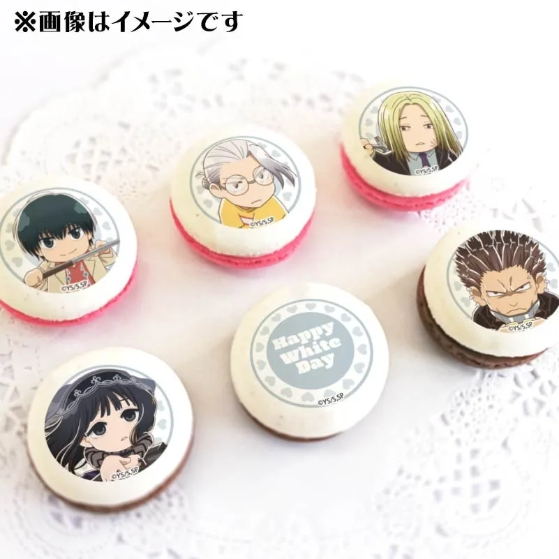 ホワイトデープリマカロン6個セット2025（ミニキャラ集合）【特典缶バッジ付き】[SAKAMOTO DAYS]