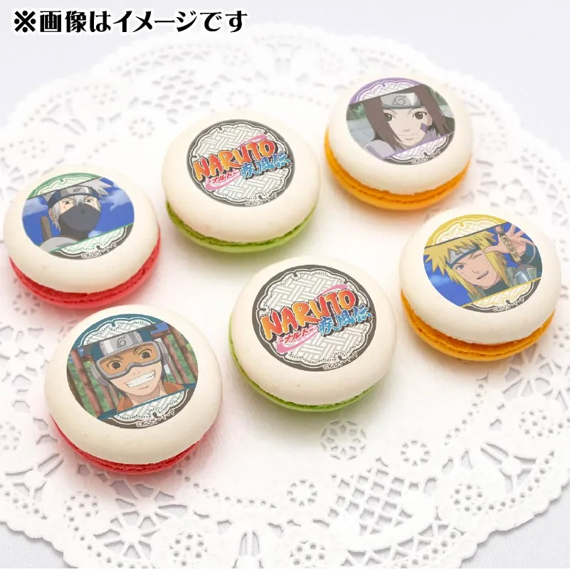 プリマカロン6個セット2025（はたけカカシ＆のはらリン＆うちはオビト＆波風ミナト）【特典缶バッジ付き】[NARUTO-ナルト- 疾風伝]