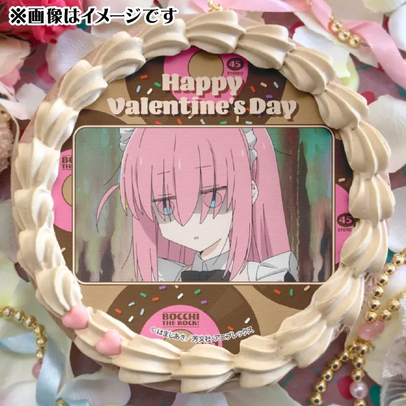 バレンタインプリケーキ2025（後藤ひとり）【特典缶バッジ付き】アニメ「ぼっち・ざ・ろっく！」