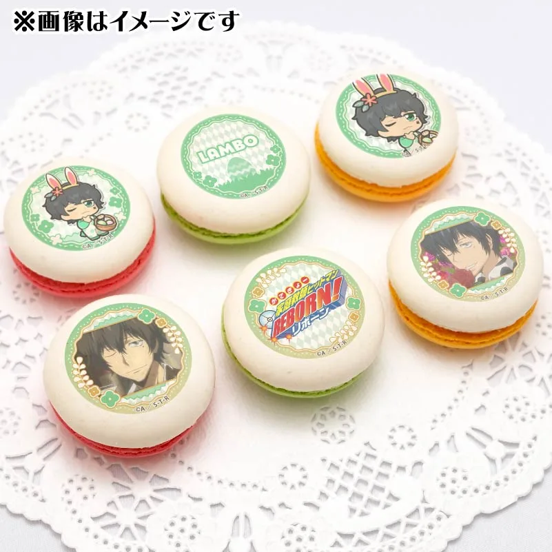 イースターデザインプリマカロン6個セット（ランボ（10年後））【特典缶バッジ付き】[家庭教師ヒットマンREBORN!]