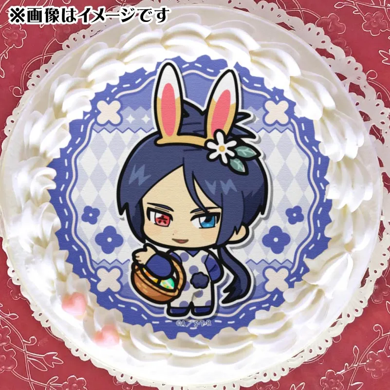 イースターデザインプリケーキ（六道骸（かきおこし））【特典缶バッジ付き】[家庭教師ヒットマンREBORN!]