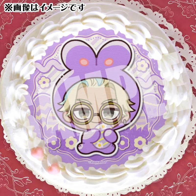 イースターデザインプリケーキ（灰谷竜胆(ミニキャラ)）【特典缶バッジ付き】[東京リベンジャーズ]