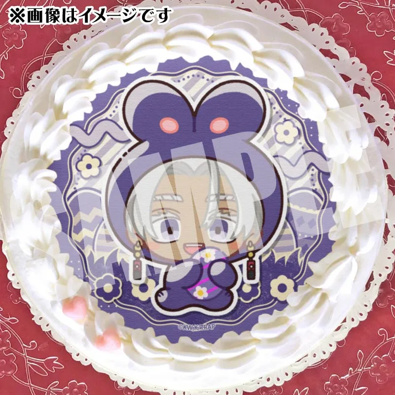 イースターデザインプリケーキ（黒川イザナ(ミニキャラ)）【特典缶バッジ付き】[東京リベンジャーズ]
