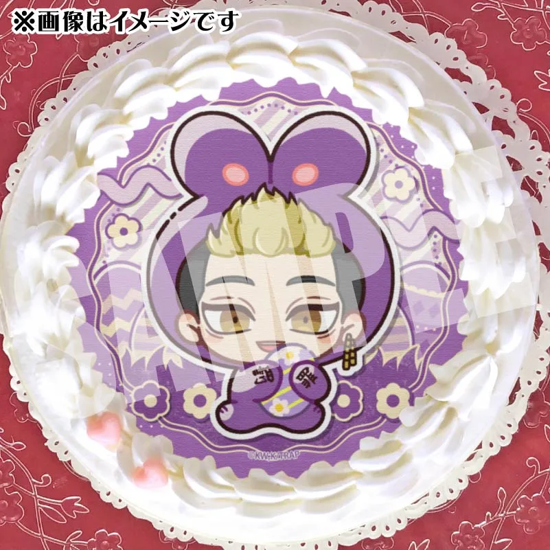 イースターデザインプリケーキ（半間修二(ミニキャラ)）【特典缶バッジ付き】[東京リベンジャーズ]