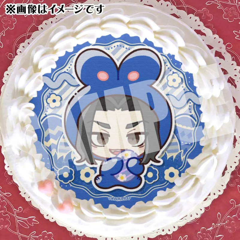 イースターデザインプリケーキ（場地圭介(ミニキャラ)）【特典缶バッジ付き】[東京リベンジャーズ]