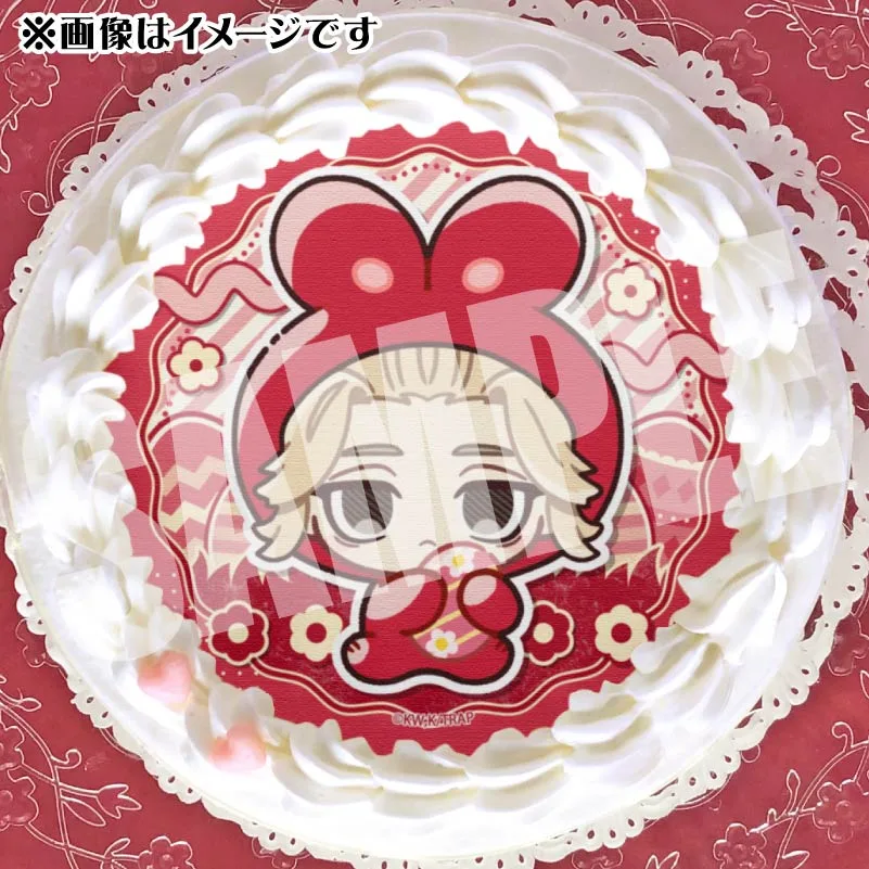 イースターデザインプリケーキ（佐野万次郎(ミニキャラ)）【特典缶バッジ付き】[東京リベンジャーズ]