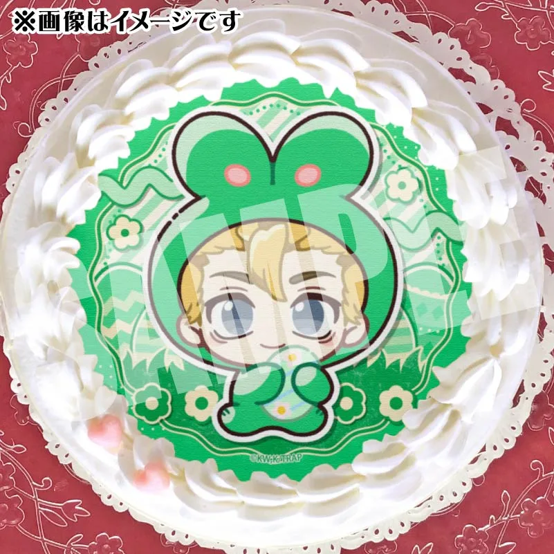 イースターデザインプリケーキ（花垣武道(ミニキャラ)）【特典缶バッジ付き】[東京リベンジャーズ]