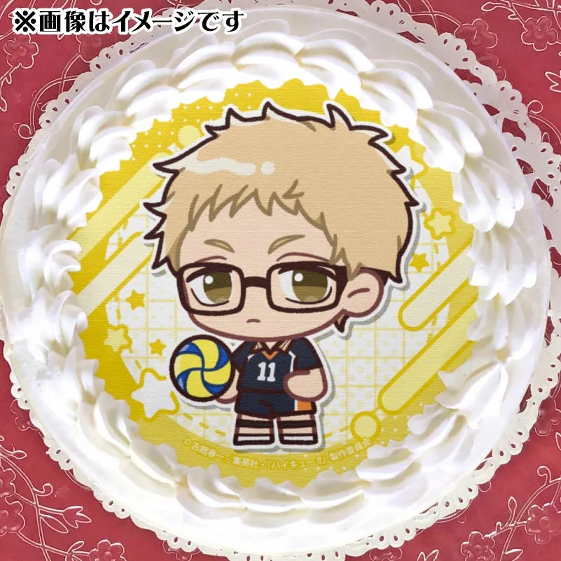 プリケーキ（月島 蛍（かきおこし））【特典缶バッジ付き】[ハイキュー!!]