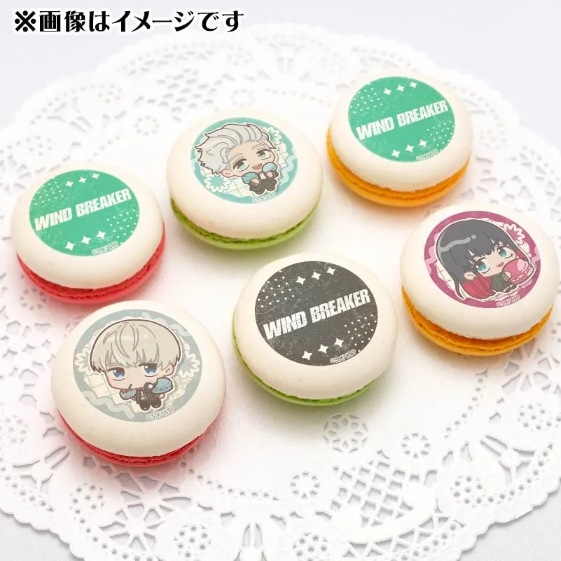 プリマカロン6個セット（梅宮 一＆椿野 佑＆梶 蓮）【特典缶バッジ付き】[WIND BREAKER]
