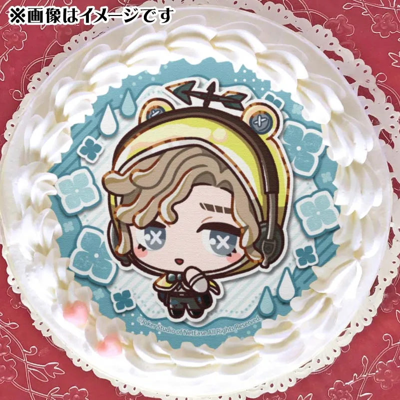 梅雨デザインプリケーキ（気象学者）【特典缶バッジ付き】[Identity V 第五人格]