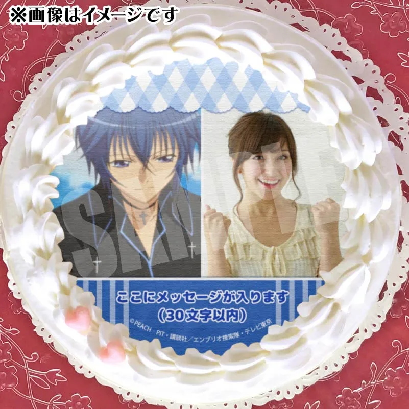 【写真メッセージ入り】プリケーキ（月詠イクト）【特典缶バッジ付き】[TVアニメ『しゅごキャラ！』]