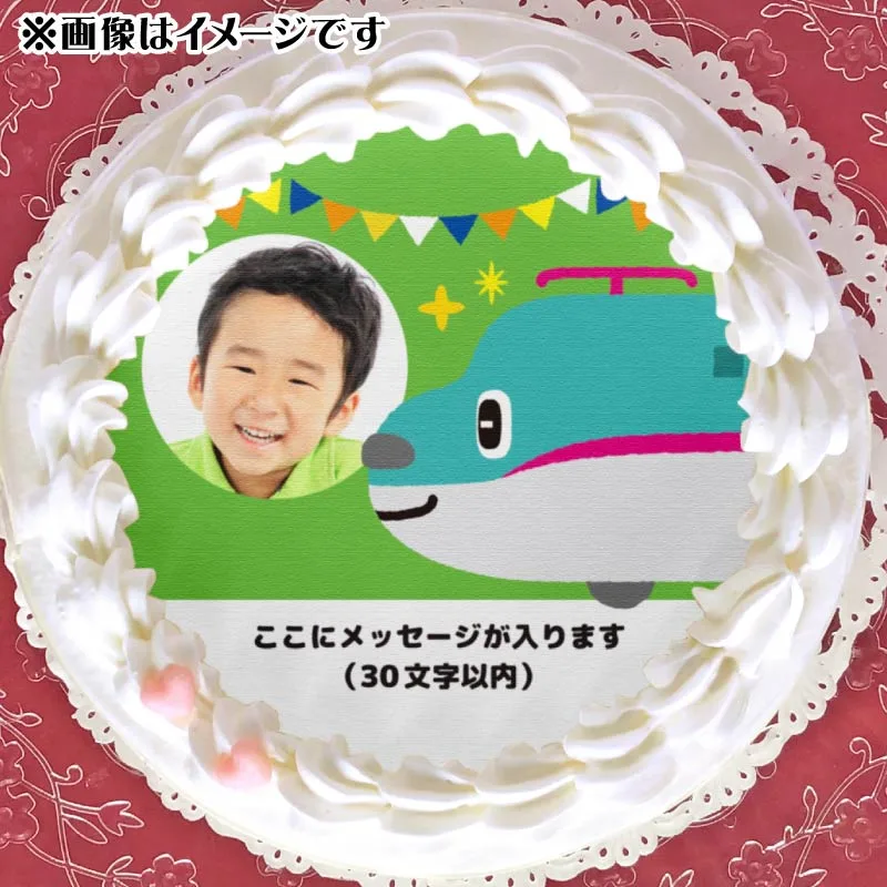 【写真メッセージ入り】プリケーキ（E5 はやぶさくん）【特典無し】[とれたんず]
