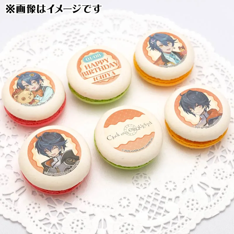 バースデープリマカロン6個セット2026（朱鷺燈一夜）【特典缶バッジ付き】[Clock over ORQUESTA]