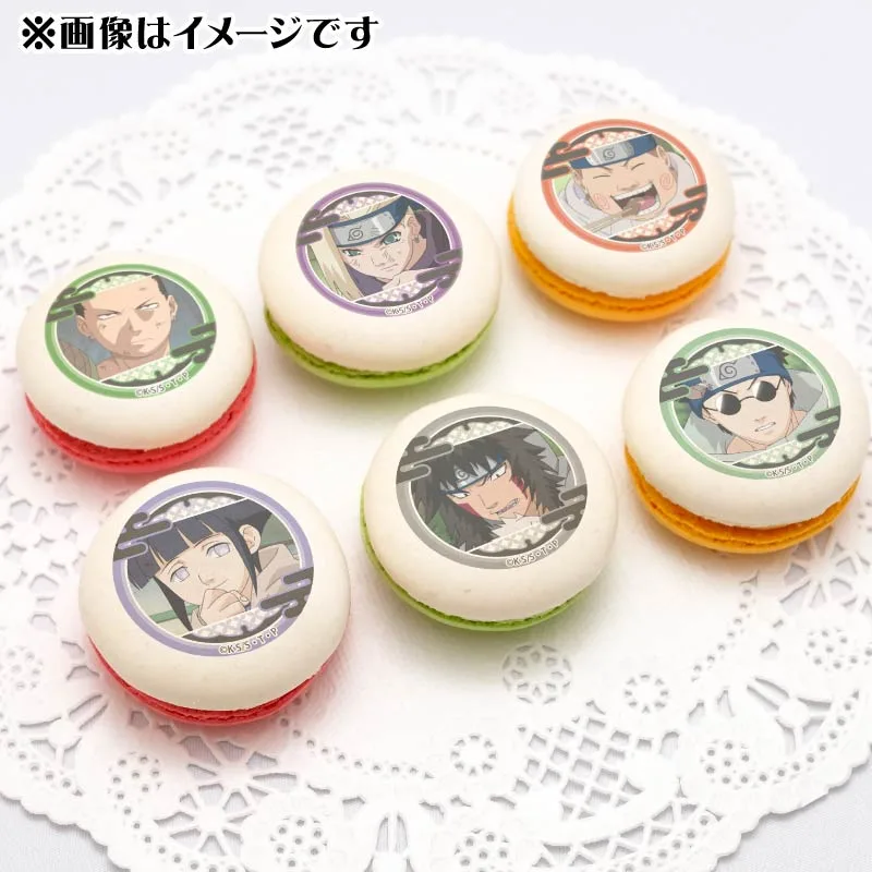 プリマカロン6個セット（奈良シカマル＆山中いの＆秋道チョウジ＆日向ヒナタ＆犬塚キバ＆油女シノ(第1弾)）【特典缶バッジ付き】[NARUTO-ナルト-]