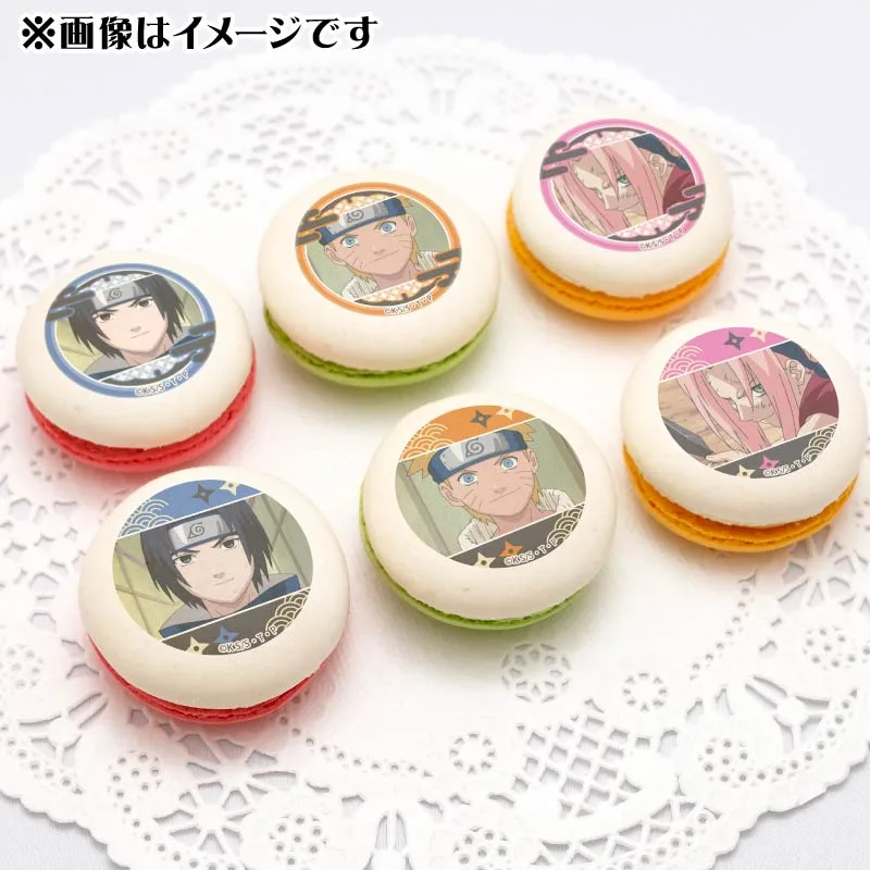 プリマカロン6個セット（うずまきナルト&うちはサスケ&春野サクラ(第1弾)）【特典缶バッジ付き】[NARUTO-ナルト-]