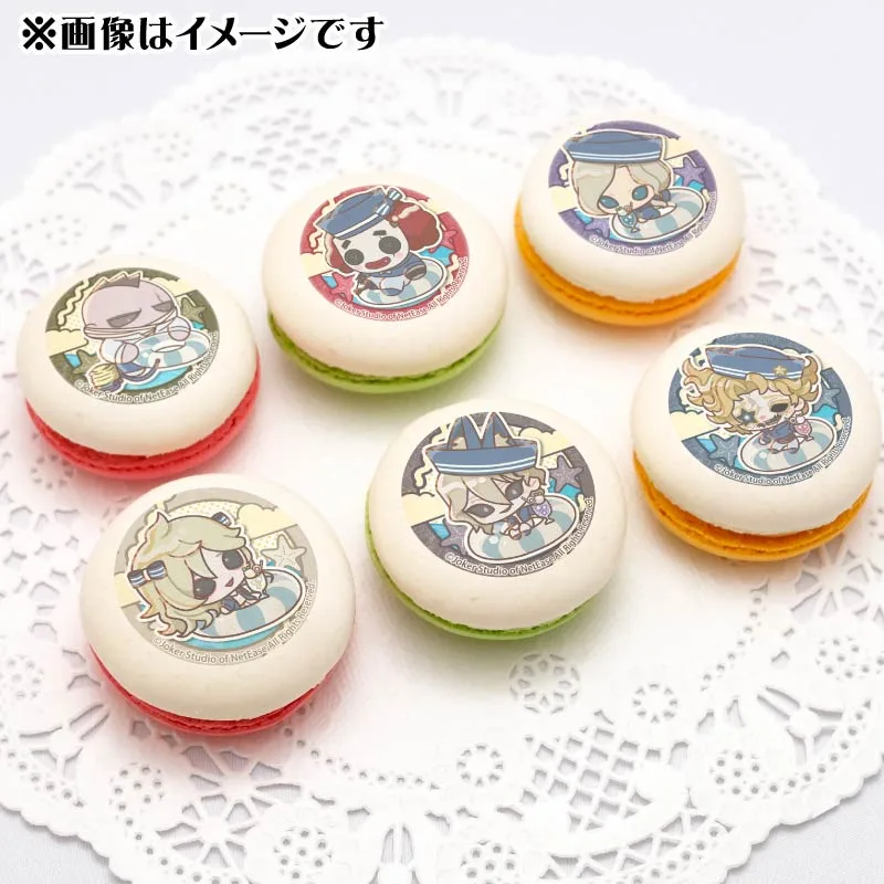 サマーデザインプリマカロン6個セット（復讐者&道化師&写真家&彫刻師&夜の番人&「フラバルー」）【特典缶バッジ付き】[Identity V 第五人格]