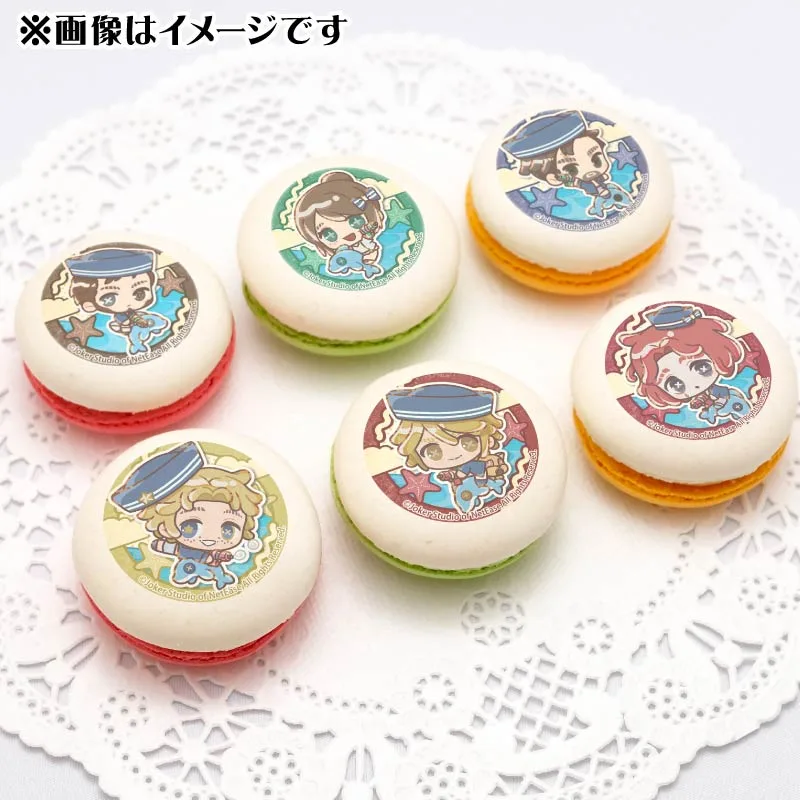 サマーデザインプリマカロン6個セット（庭師&泥棒&冒険家&曲芸師&ポストマン&泣きピエロ）【特典缶バッジ付き】[Identity V 第五人格]
