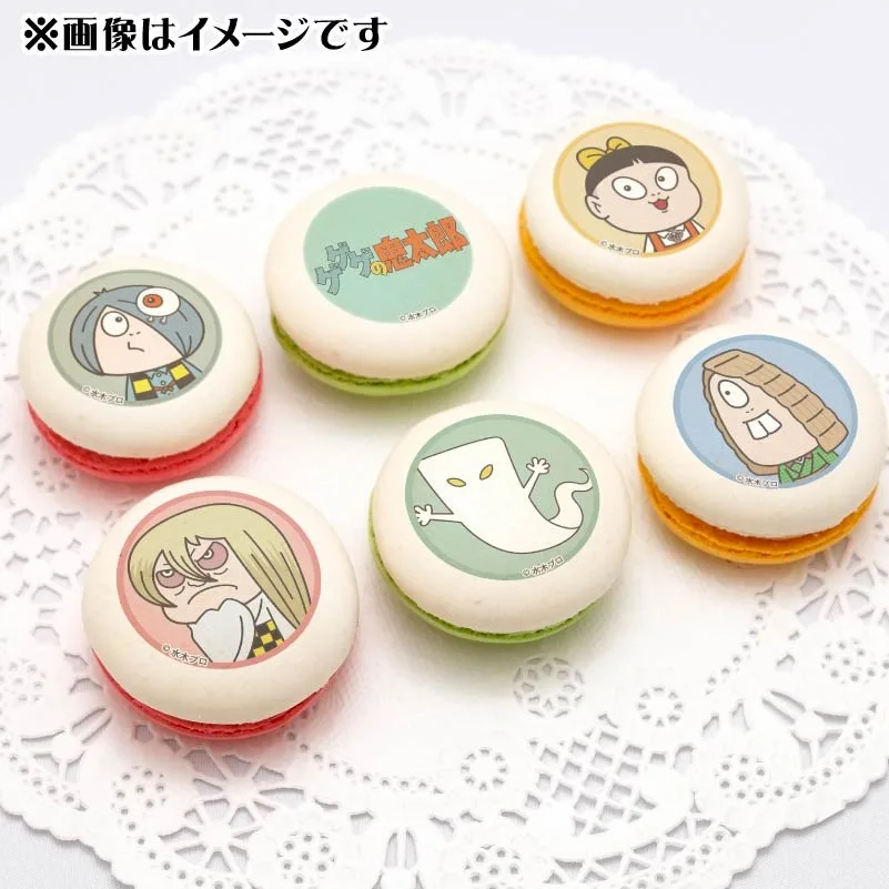 プリマカロン6個セット（集合C）【特典缶バッジ付き】[ゲゲゲの鬼太郎]