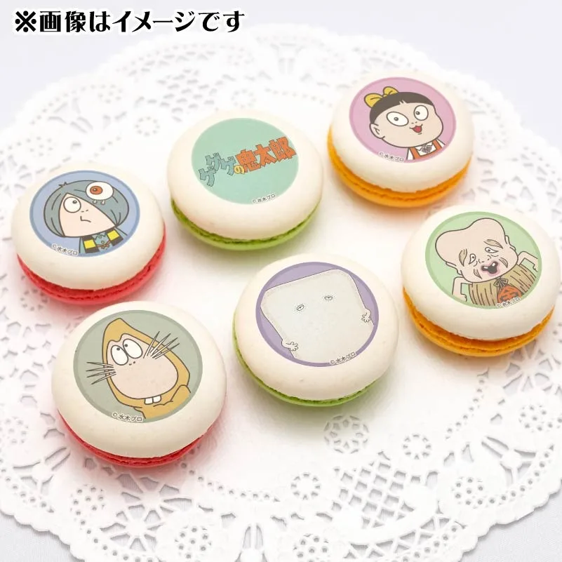 プリマカロン6個セット（集合B）【特典缶バッジ付き】[ゲゲゲの鬼太郎]