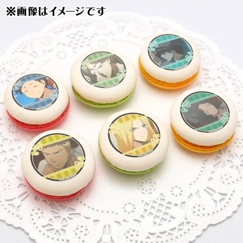 プリマカロン6個セット（杉野友人＆竹林孝太郎＆千葉龍之介＆寺坂竜馬＆中村莉桜＆狭間綺羅々）【特典缶バッジ付き】[アニメ「暗殺教室」]