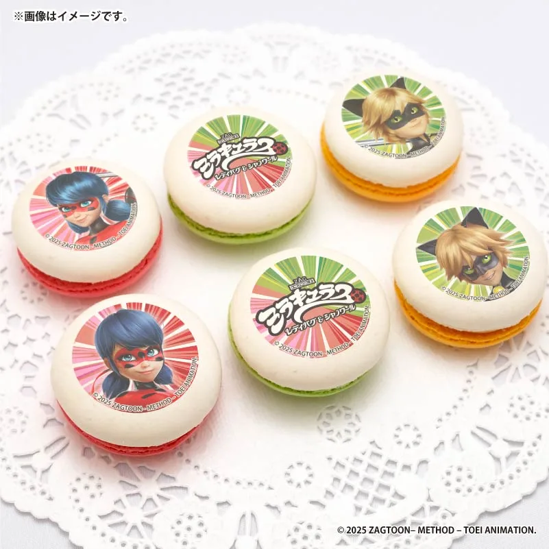 プリマカロン6個セット2025第1弾（レディバグ＆シャノワール）【特典缶バッジ付き】[ミラキュラス レディバグ & シャノワール]