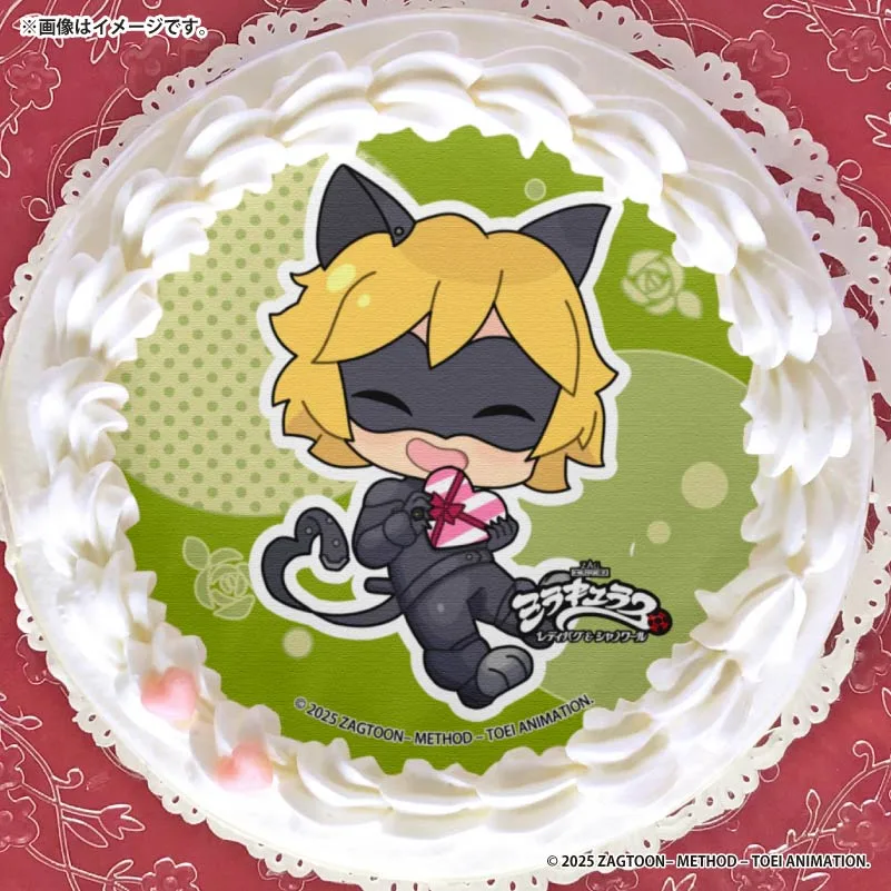 プリケーキ2025第1弾（シャノワール（ミニキャラ））【特典缶バッジ付き】[ミラキュラス レディバグ & シャノワール]
