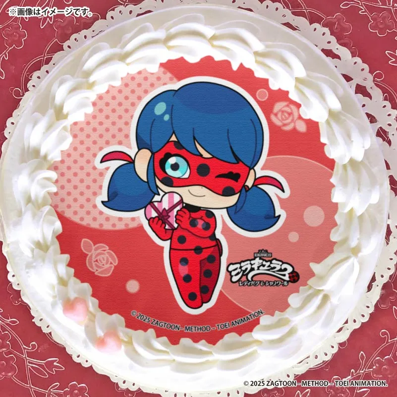 プリケーキ2025第1弾（レディバグ（ミニキャラ））【特典缶バッジ付き】[ミラキュラス レディバグ & シャノワール]