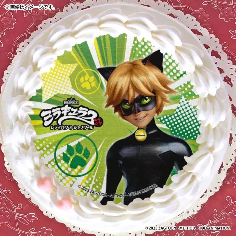 プリケーキ2025第1弾（シャノワール）【特典缶バッジ付き】[ミラキュラス レディバグ & シャノワール]