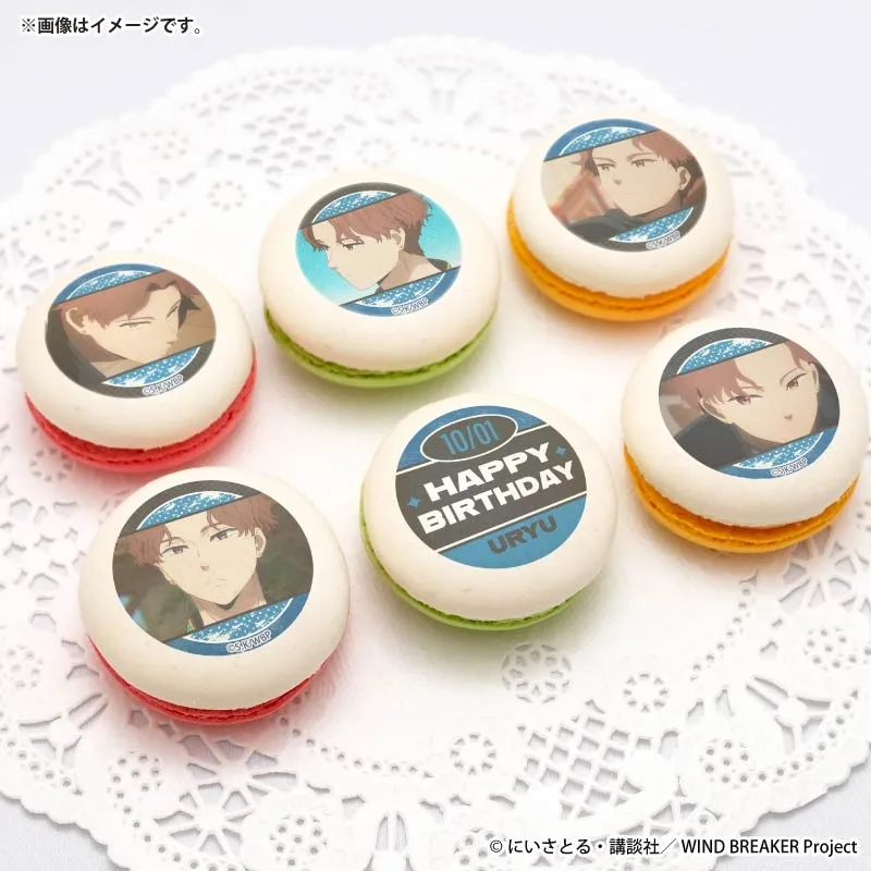 バースデープリマカロン6個セット2025（榊 雨竜）【特典缶バッジ付き】[WIND BREAKER]