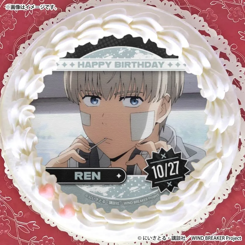 バースデープリケーキ2025（梶 蓮）【特典缶バッジ付き】[WIND BREAKER]