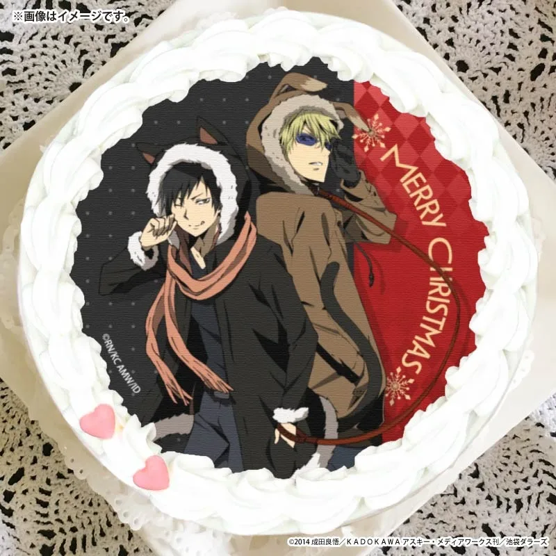 Xmasプリケーキ2025（平和島静雄＆折原臨也）【特典缶バッジ付き】[デュラララ!!×２]