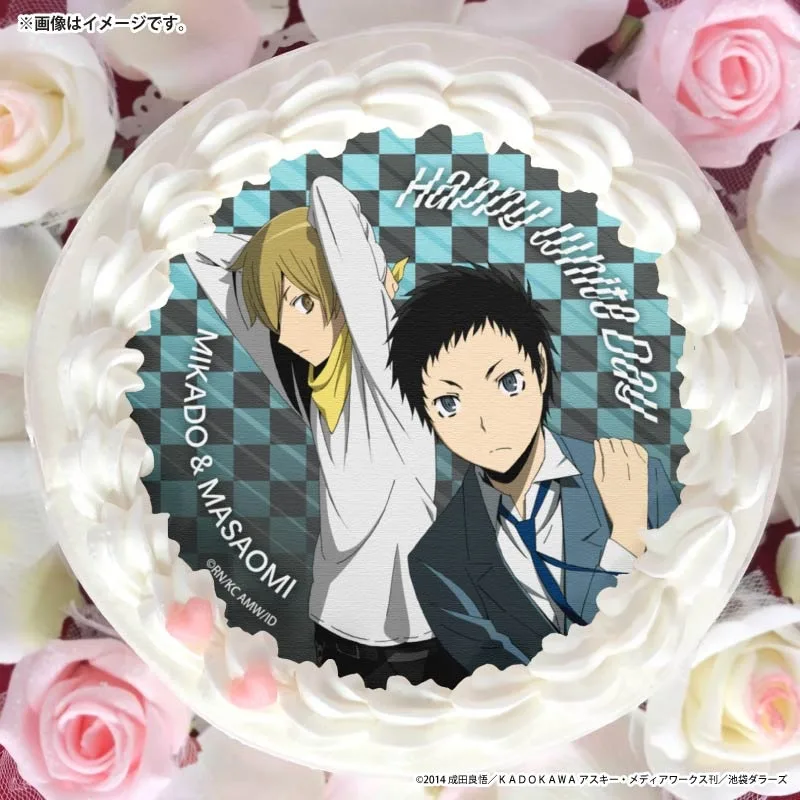 ホワイトデープリケーキ2026（竜ヶ峰帝人＆紀田正臣）【特典缶バッジ付き】[デュラララ!!×２]