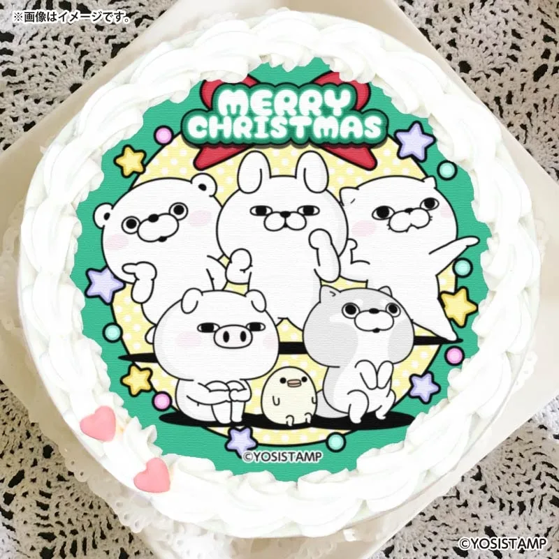 Xmasプリケーキ2025（集合B）【特典缶バッジ付き】[ヨッシースタンプ]