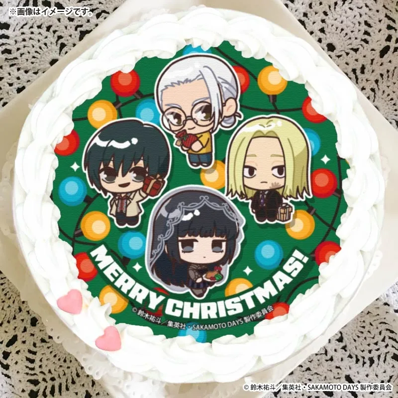 Xmasプリケーキ2025（坂本太郎＆南雲＆神々廻＆大佛）【特典缶バッジ付き】[SAKAMOTO DAYS]