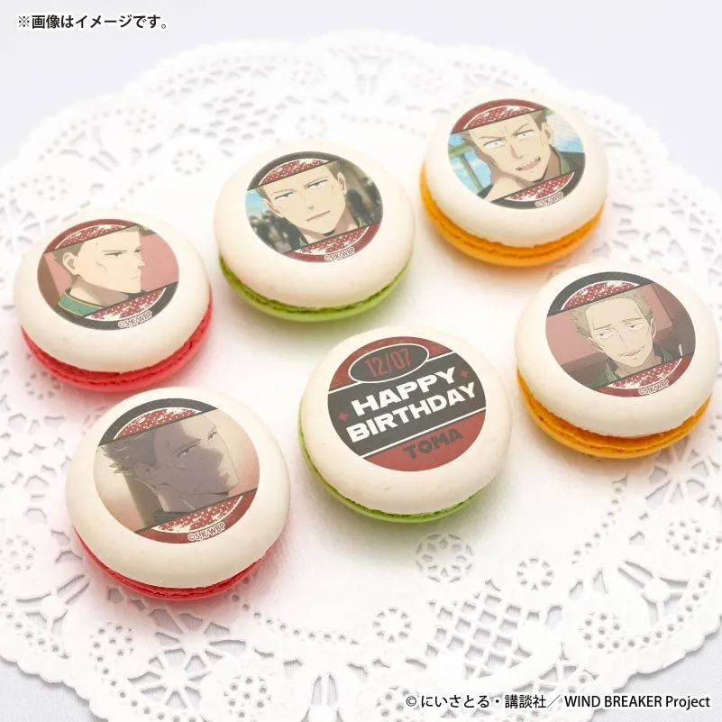 バースデープリマカロン6個セット2025（柊 登馬）【特典缶バッジ付き】[WIND BREAKER]