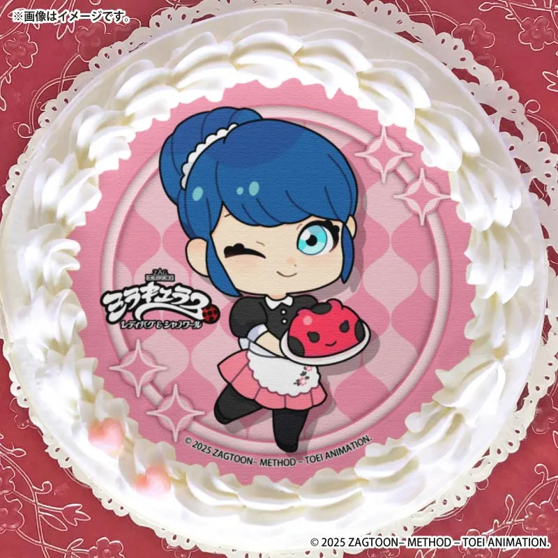 プリケーキ2025第2弾（マリネット（ミニキャラ））【特典缶バッジ付き】[ミラキュラス レディバグ & シャノワール]