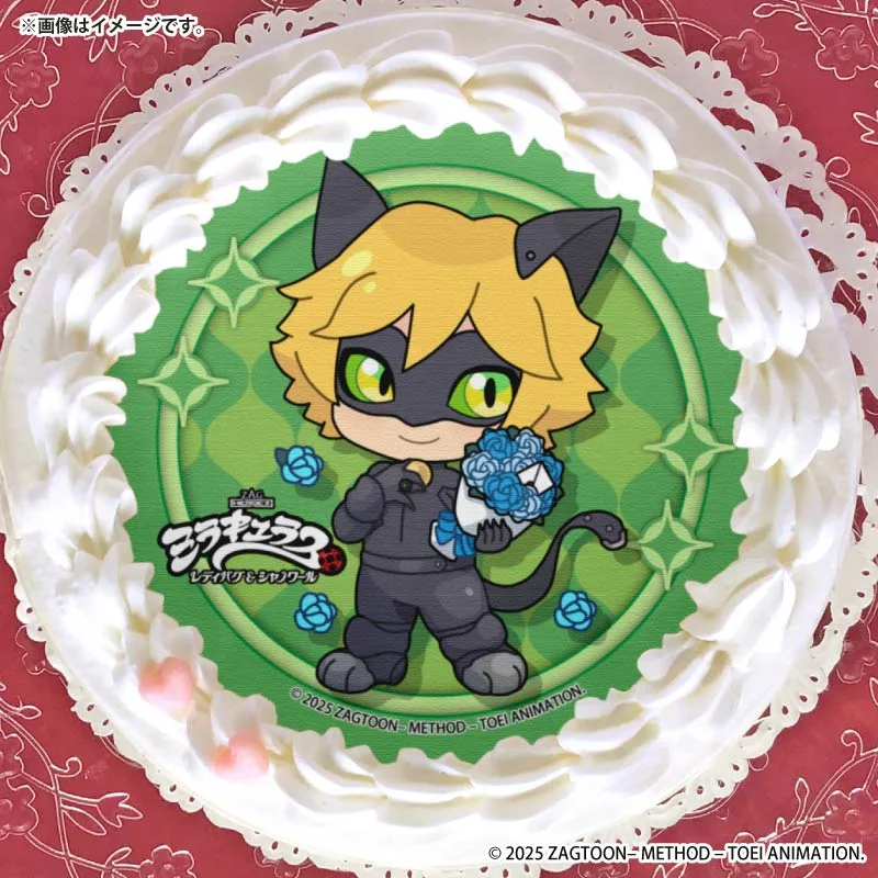 プリケーキ2025第2弾（シャノワール（ミニキャラ））【特典缶バッジ付き】[ミラキュラス レディバグ & シャノワール]