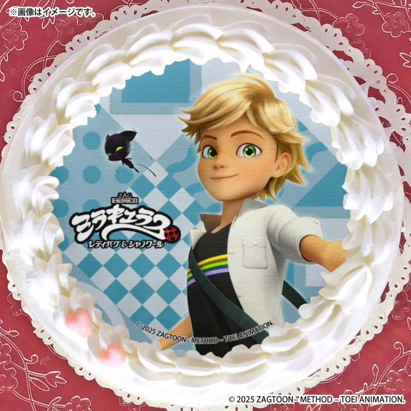 プリケーキ2025第2弾（アドリアン＆プラッグ）【特典缶バッジ付き】[ミラキュラス レディバグ & シャノワール]