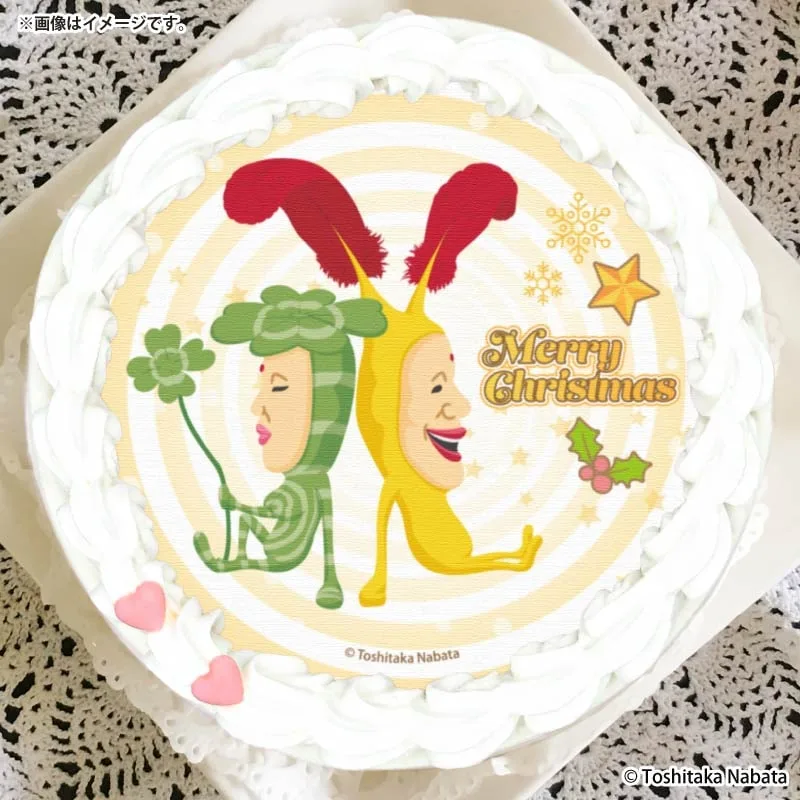 Xmasプリケーキ2025（ホトケアカバネ＆ヨツバカンノン（ナチュラル））【特典缶バッジ付き】[こびとづかん]
