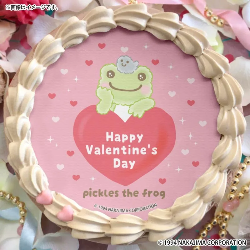 バレンタインプリケーキ2026（ハート）【特典缶バッジ付き】[かえるのピクルス]