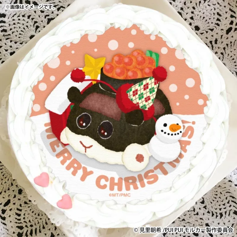Xmasプリケーキ2025（寿司モルカー(いくら)）【特典缶バッジ付き】[PUI PUI モルカー]