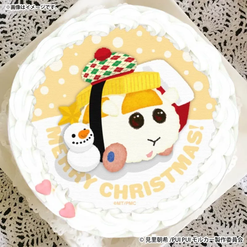 Xmasプリケーキ2025（寿司モルカー(玉子)）【特典缶バッジ付き】[PUI PUI モルカー]