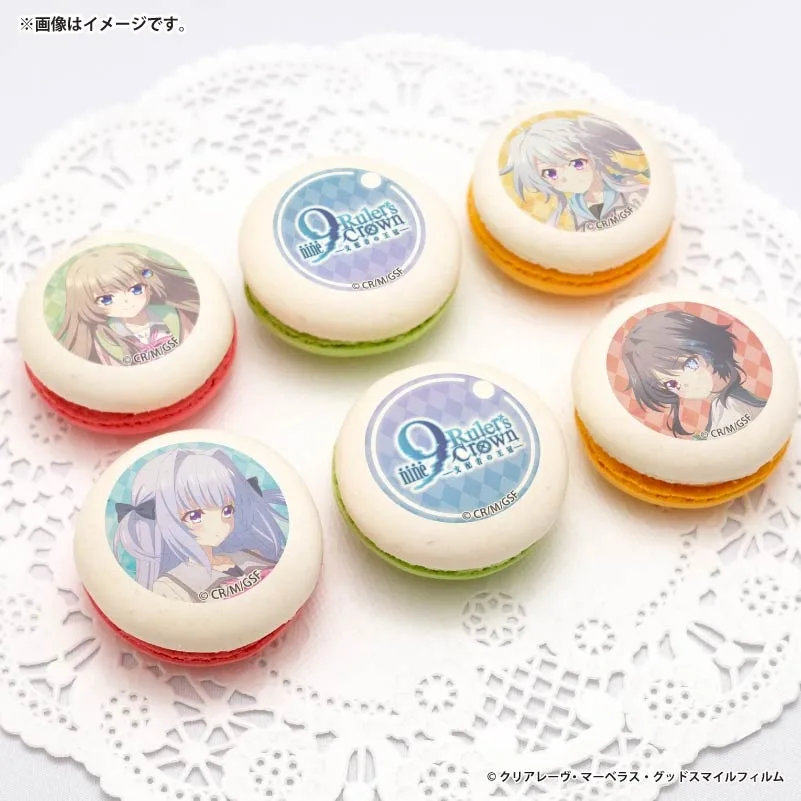 プリマカロン6個セット（九條都＆新海天＆香坂春風＆結城希亜）【特典缶バッジ付き】[9-nine- Ruler's Crown]