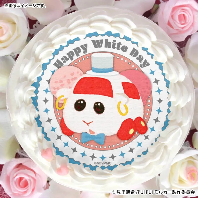 ホワイトデープリケーキ2026（ローズ）【特典缶バッジ付き】[PUI PUI モルカー]
