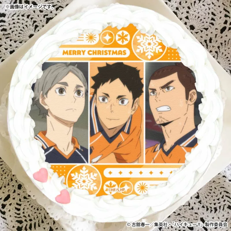 Xmasプリケーキ2025（烏野高校(3年)）【特典缶バッジ付き】[ハイキュー!!]
